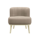 Кресло todzal Эмили Лак Бежевый, велюр