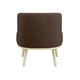 Кресло todzal Эмили Коричневый, велюр Коричневый, велюр