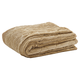 Покрывало Ми Текстиль Августа Бежевый, велсофт Бежевый, велсофт