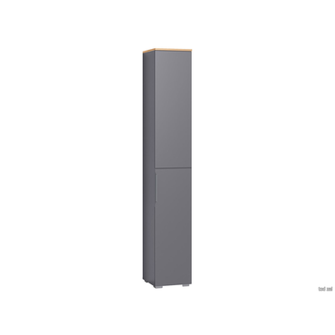 Распашной шкаф Моби Октава Серый графит / Дуб Крафт золотой Серый графит / Дуб Крафт золотой