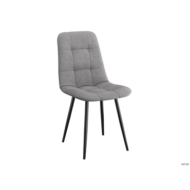 Стул todzal Клаус Серый, микровелюр / Черный, металл Серый, микровелюр / Черный, металл