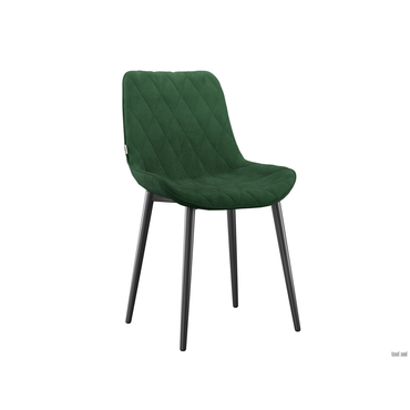 Стул todzal Джеймс Зеленый, микровелюр / Черный, металл Зеленый, микровелюр / Черный, металл