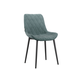 Стул todzal Джеймс Серо-зеленый, микровелюр / Черный, металл Серо-зеленый, микровелюр / Черный, металл