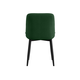 Стул todzal Кристер Зеленый, микровелюр / Черный, металл 1 шт.
