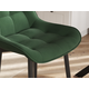 Стул todzal Кристер Зеленый, микровелюр / Черный, металл 1 шт.