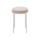 Табурет todzal Джерен Слоновая кость, велюр / Белый, металл Слоновая кость, велюр / Белый, металл