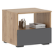 Прикроватная тумбочка todzal Ирэн Дуб Крафт золотой / Графит серый Дуб Крафт золотой / Графит серый