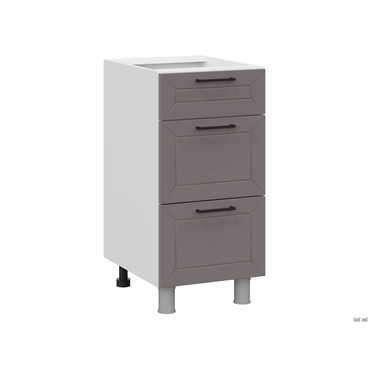 Кухонный модуль СВ-Мебель Сектор Белый / Грей 40 см