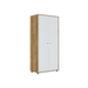 Распашной шкаф СВ-Мебель Ларенс Дуб золотой / Белый матовый Дуб золотой / Белый матовый