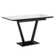 Кухонный стол todzal Декер Мрамор белый / Черный, металл Мрамор белый / Черный, металл