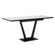 Кухонный стол todzal Декер Мрамор белый / Черный, металл Мрамор белый / Черный, металл