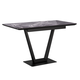 Кухонный стол todzal Декер Мрамор серый / Черный, металл Мрамор серый / Черный, металл