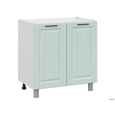 Кухонный модуль СВ-Мебель Шервуд Белый / Деним голубой 80 см