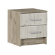Прикроватная тумбочка Стендмебель Спальня ГАРМОНИЯ ТБ 601 (0,4х0,45х0,408) Дуб Крафт серый / Дуб Крафт белый Дуб Крафт серый / Дуб Крафт белый