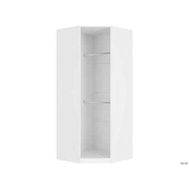 Распашной шкаф todzal Сиена ШКУ-01 Белый Белый