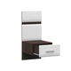 Прикроватная тумбочка Стендмебель ВЕГАС Венге / Белый глянец Венге / Белый глянец