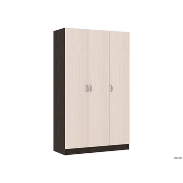 Распашной шкаф Стендмебель Бриз Венге / Дуб Белфорт Без зеркала