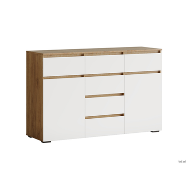 Комод todzal Ирэн Белый / Дуб Крафт золотой Белый / Дуб Крафт золотой