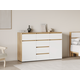 Комод todzal Ирэн Белый / Дуб Крафт золотой Белый / Дуб Крафт золотой
