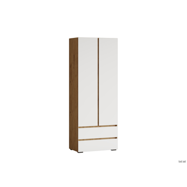 Распашной шкаф todzal Ирэн Белый / Дуб Крафт золотой Белый / Дуб Крафт золотой