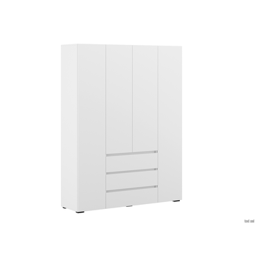 Распашной шкаф todzal Ирэн Белый Белый