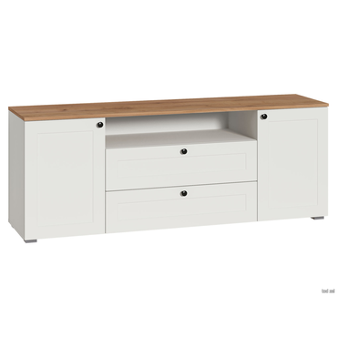 ТВ-тумба Моби Остин Белый / Дуб Крафт золотой Белый / Дуб Крафт золотой