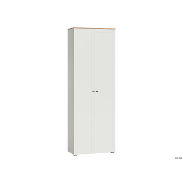 Распашной шкаф Моби Остин Белый / Дуб Крафт золотой Белый / Дуб Крафт золотой