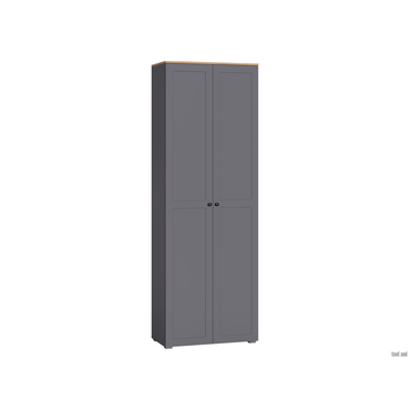 Распашной шкаф Моби Остин Серый графит / Дуб Крафт золотой Серый графит / Дуб Крафт золотой