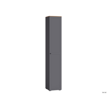 Распашной шкаф Моби Остин Серый графит / Дуб Крафт золотой Серый графит / Дуб Крафт золотой