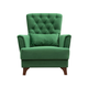 Кресло todzal Ирис Зеленый, велюр Пластик