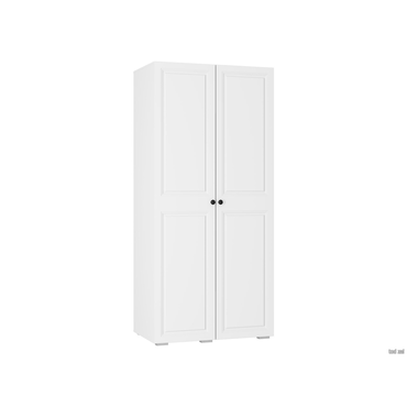 Распашной шкаф BTS Ария Белый С полками