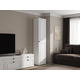 Распашной шкаф BTS Ария Белый Со штангой