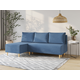 Угловой диван todzal Бэки Синий, рогожка Универсальное