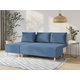 Угловой диван todzal Бэки Синий, рогожка Универсальное