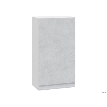 Кухонный модуль СВ-Мебель Велюр Белый / Бетон снежный 50 см