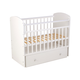 Кроватка для новорожденных Фея 173702 Белый Белый