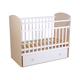 Кроватка для новорожденных Фея 173702 Белый / Дуб Пастельный Белый / Дуб Пастельный