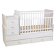 Кроватка для новорожденных Фея Флор Белый Белый