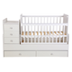 Кроватка для новорожденных Фея Флор Белый Белый