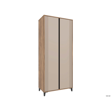 Распашной шкаф todzal Барселона Дуб Барокко / Бежевый Дуб Барокко / Бежевый