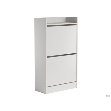 Обувница Петровская мебель Охта Лайт 600.2 Белый Белый