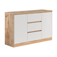 Комод Петровская мебель Охта Лайт Дуб Вотан / Белый Дуб Вотан / Белый