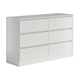 Комод Петровская мебель Охта Лайт Белый 120,4 см