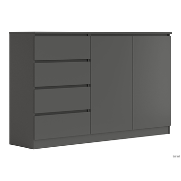 Комод Петровская мебель Охта Лайт Антрацит Антрацит