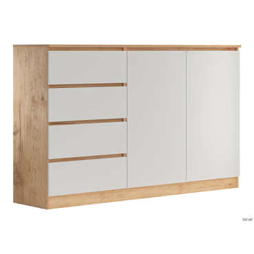 Комод Петровская мебель Охта Лайт Дуб Вотан / Белый Дуб Вотан / Белый