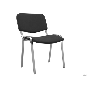 Офисный стул todzal ИЗО Черный, ткань / Хром, металл Черный, ткань / Хром, металл
