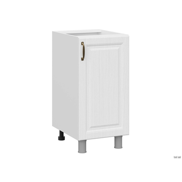 Кухонный модуль СВ-Мебель Флоренс Белый / Белый текстурный 40 см