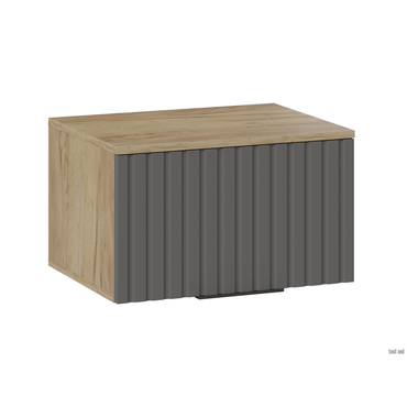 Шкаф навесной ТриЯ Хилтон Дуб Крафт золотой / Графит матовый Дуб Крафт золотой / Графит матовый