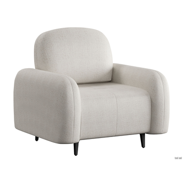 Кресло Сильва Монблан Молочный, шенилл Молочный, шенилл