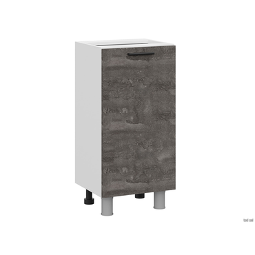 Кухонный модуль СВ-Мебель Урбан Белый / Камень темный 40 см